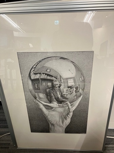 エッシャーの絵の複製ポスター