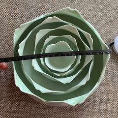 ローズ型お皿　5個セット
の画像