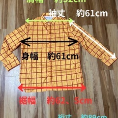 ウッディ コスチューム 大人用　XL アメリカで購入　woody costumeの画像