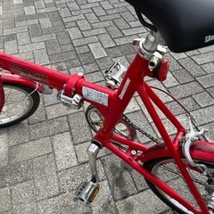 折りたたみ自転車の画像