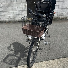 電動自転車　ブリヂストン　ハイディー2 チャイルドシートの画像