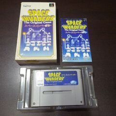 レトロ ゲーム ソフト タイトー スペースインベーダー SFCソフト スーパーファミコンソフト 中古 現状品 TAITO 新道東店の画像