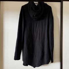 ZARA 切りっぱなし　パーカー の画像