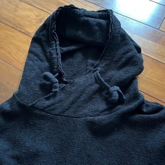 ZARA 切りっぱなし　パーカー の画像