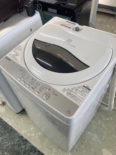 TOSHIBA 東芝 5kg洗濯機 AW-5G6 中古 リサイクルショップ宮崎屋 住吉店