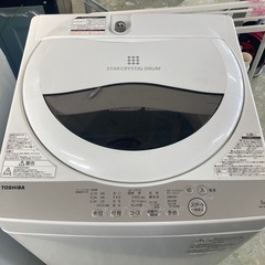 TOSHIBA 東芝　5kg洗濯機　AW-5G6 中古　リサイクルショップ宮崎屋　住吉店25.9.11の画像