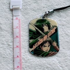 【取引済 受付不可】進撃の巨人 エレン ミカサ キーホルダー チャーム の画像