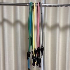 懸垂バーとストレッチゴム 筋トレの画像