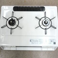 都市ガステーブル パロマ エブリシェフ 2023年製 ホワイト IC-735WHA-L  水無し両面焼グリル 左強火  西岡店の画像