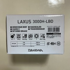 【新品未使用】【釣具】23ラグザス3000H-LBD
の画像