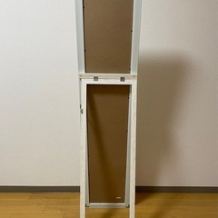 全身鏡　スタンドミラー　木目調の画像