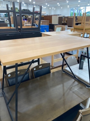 【トレファク高槻店】取りに来られる方限定！無印良品の木製折りたたみテーブルのご紹介です！