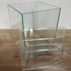 GEX 水槽セット（Silent Flow Slim ホワイト フィルター未使用）の画像