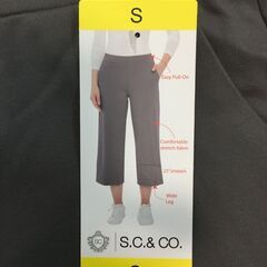 海外・日本製品のサルベージ品　S.C.&CO.　ショート丈ワイドパンツ　1着の価格ですの画像