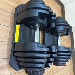 【至急】可変式ダンベル片手40kg×2セットの画像
