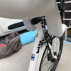 自転車の前シートと後シートの画像