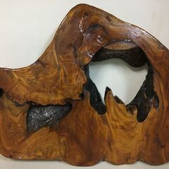 A4314　木製　飾り台　花台　台座　盆栽台　工芸品　木工芸 インテリア コレクション　レトロの画像