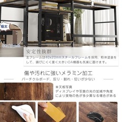 【美品】L字型デスクの画像