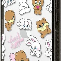 【新品】iPhone 15 ケース Bunny-Bear Mixの画像