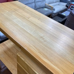✏️人気✏️無印良品 デスク シンプル ナチュラル ワゴン付き No.2515 NHの画像