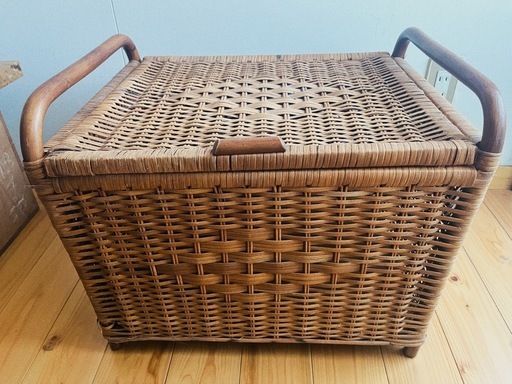 古道具 竹かご カゴ 籠 バスケット アンティーク ヴィンテージ 竹細工