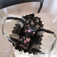 折りたたみ傘　新品　バラの画像
