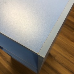 【撮影サンプル品】3段カラーボックス　青　薄ブルーの画像