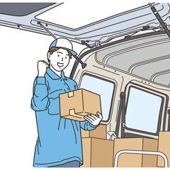 🟣🟠LINEでの問い合わせ歓迎🟠🟣【大田区】地域の笑顔を⽀える！軽貨物運送で働こうの画像