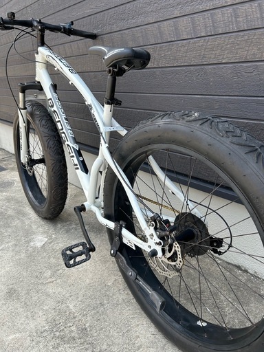 BENGSHI ホワイト ファットバイク極太タイヤ、整備済み BENGSHI ホワイト ファットバイク極太タイヤ、整備済み BENGSHI