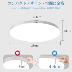 Coizabera LEDシーリングライト  天井照明　HZX-XD-015の画像