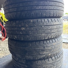 165/60r15 ダンロップ　夏タイヤ 2017年製 残溝わずかの画像