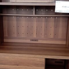 ★リユースのサカイ高崎店★TJ12791  食器棚 ブラウン H182×D41×W90 クリーニング済みの画像
