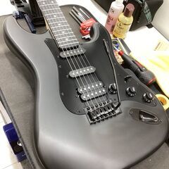 安心のセッティング済み初心者ギター!SELDER STC-04/BB 闇より暗い慟哭のマットブラックの画像