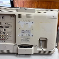 シャープ　AQUOS液晶カラーテレビ　ジャンク品の画像