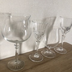 🍷奇形で高級感のあるグラスの画像