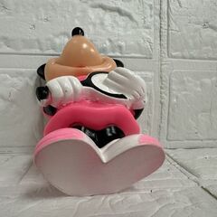 ディズニー ミニーマウス 三菱銀行 ソフビ 貯金箱 WALT DISNEY PRODUCTIONS レトロ 現状品 札幌市 白石店 の画像