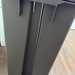45L ペダル式 ゴミ箱　ブラウンの画像