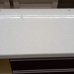 ★リユースのサカイ高崎店★TJ12796  食器棚 ブラウン H85×D50×W105 クリーニング済みの画像