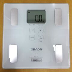 エイブイ：OMRON 体重体組成計 カラダスキャン HBF-214 ホワイトの画像
