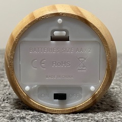 木製ガラスカバーランプの画像
