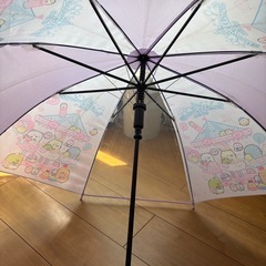 すみっコぐらし長傘パープル50センチの画像