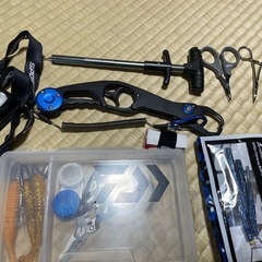 釣り用品まとめ売りの画像