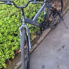 【リサイクルショップどりーむ天保山店】No.449　自転車　26インチ　マウンテンバイク　切り替え付き🎵　ブレーキワイヤー交換済み🎵の画像