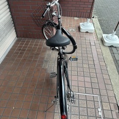 27インチ　外装6段変速　ledオートライト付き　ブラック　の画像