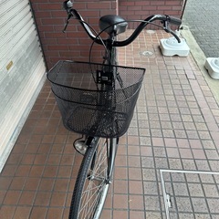 26インチ　ママチャリ　ブラック　の画像