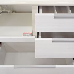 ★リユースのサカイ高崎店★TJ12801 ニトリ レンジボード 白 H201×D42×W80 クリーニング済みの画像