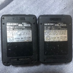 ハイコーキ36vインパクトドライバWH36DA中古美品の画像