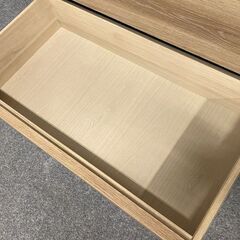 シギヤマ ローチェスト クロスタイム サボナ 幅120 ホワイトオーク材 サイドボード リビング インテリア ② 中古家具 店頭引取歓迎 R10063の画像