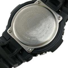 186000 現状品 G-SHOCK ジーショック 腕時計（クォーツ） GAW-100B  ブラック/ブルー 電波ソーラー アナデジ [1000021821744]の画像