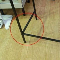 デスク 幅100.5×奥40×高75cm インダストリアル風 収納付き アイアンフレーム 机  札幌市 清田区 平岡の画像